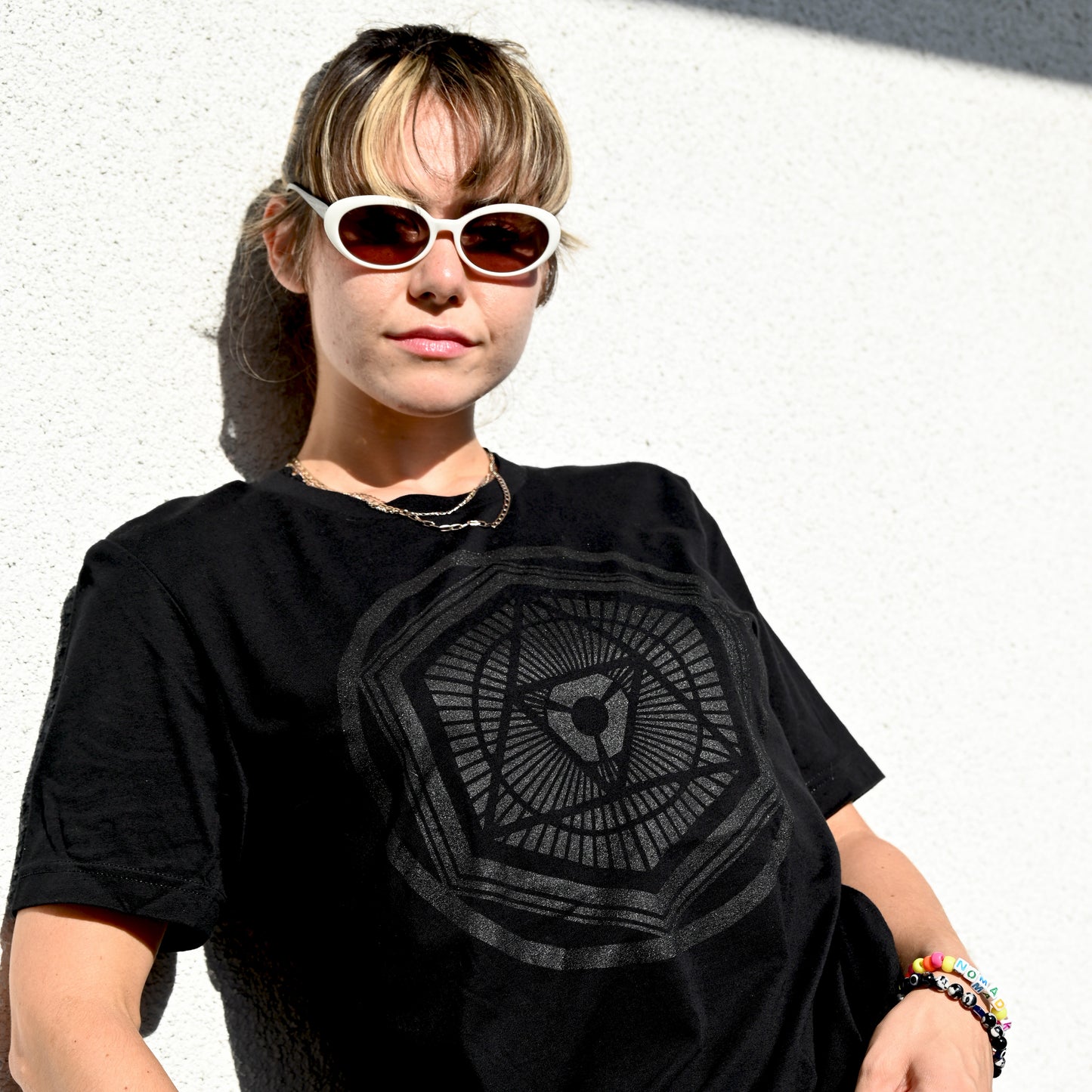 BLACK ON BLACK ICON TEE